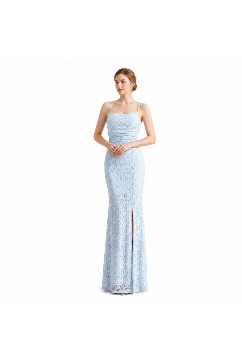 Robes longues en dentelle