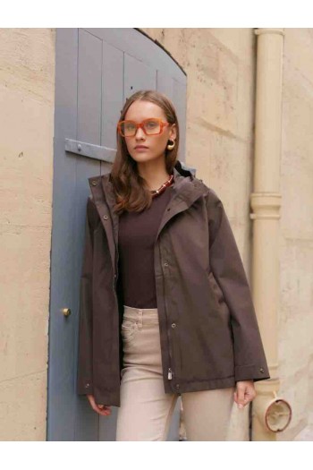 Parka Mi-Longue à Capuche