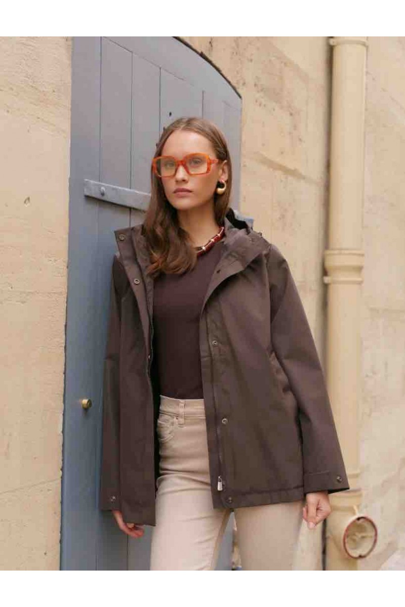 Parka Mi-Longue à Capuche