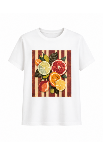 T-shirt Fruits Blanc