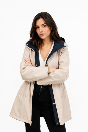  Reversible Parka-Blue Marine 