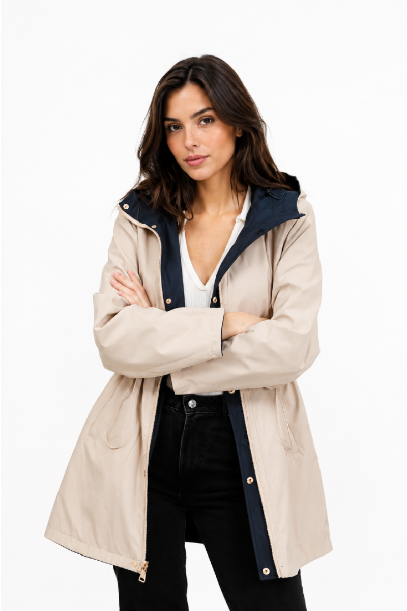  Reversible Parka-Blue Marine 