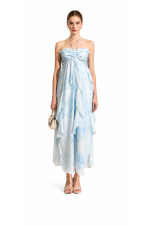 Robe Perle Bleue