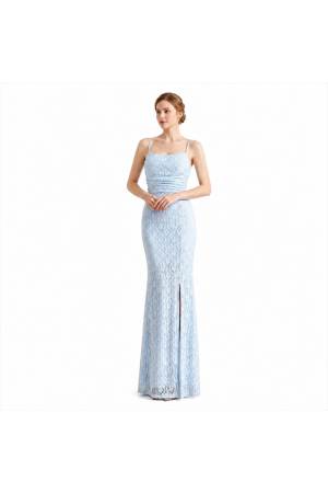 Robes longues en dentelle
