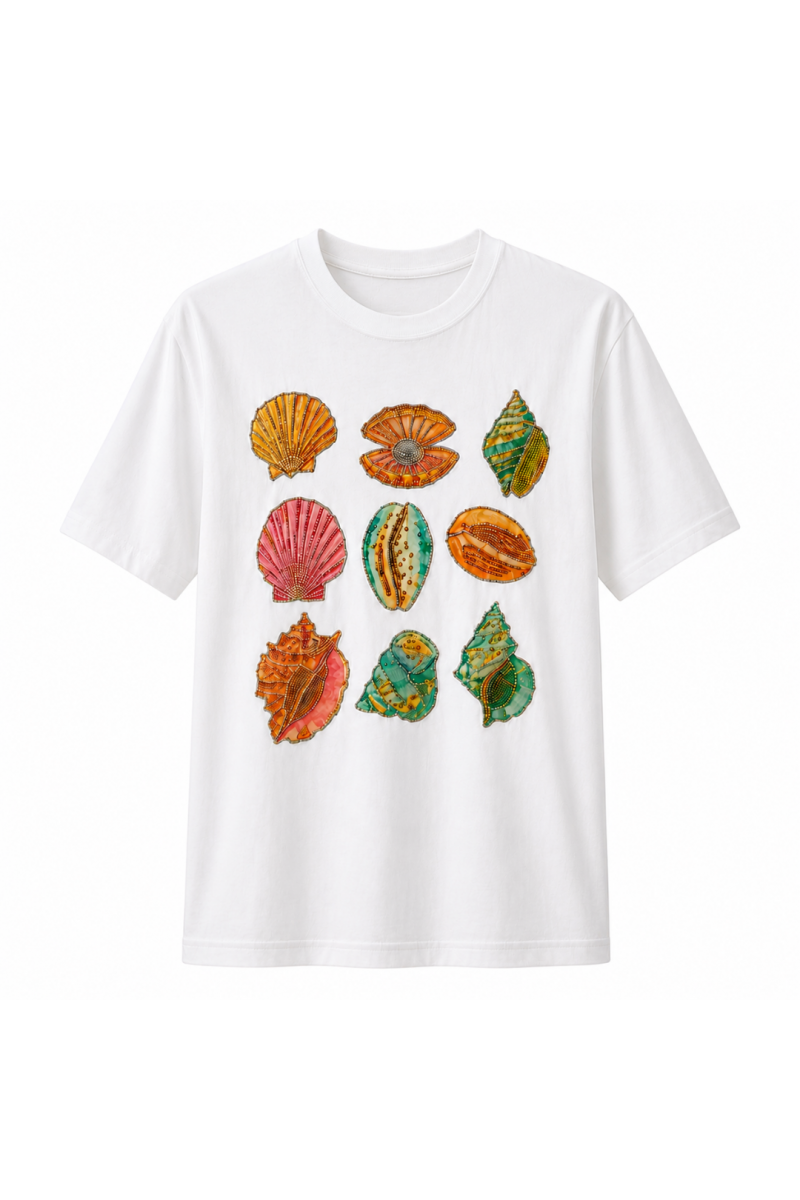T-shirt Coquillages