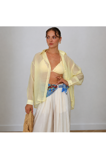 Chemise Jaune Légère