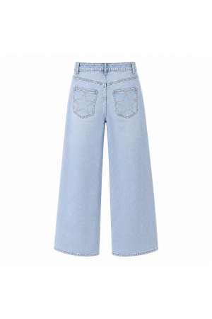 Silver Star Wide Leg Jean