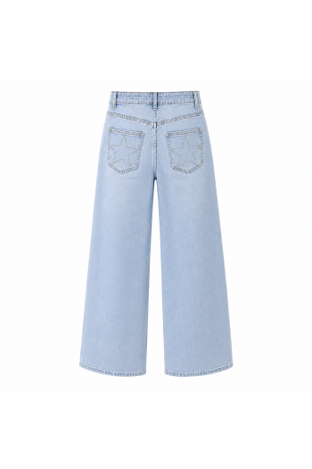 Silver Star Wide Leg Jean