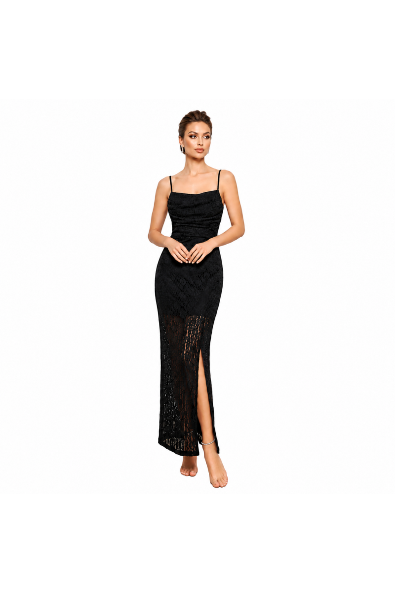 Robes longues en dentelle
