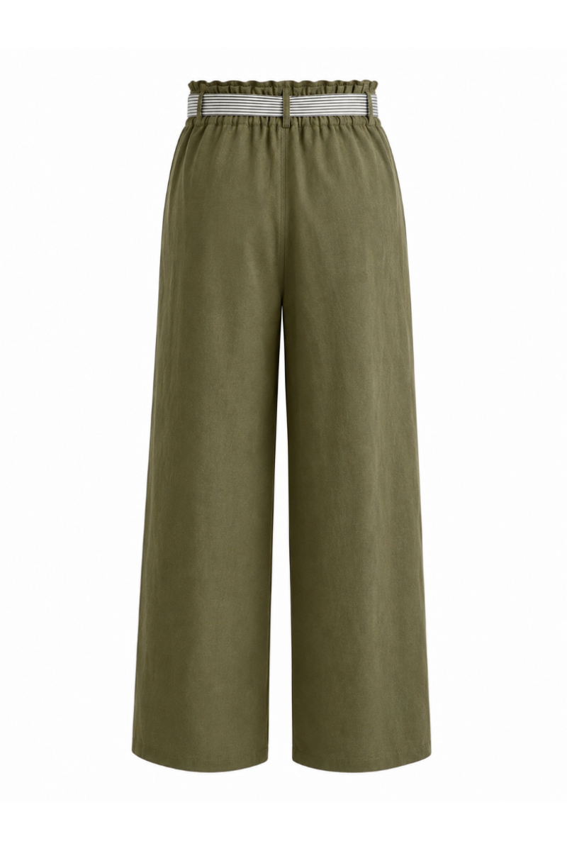 Pantalon Épure-Vert 