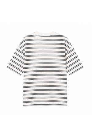 T-shirt Rayé Gris 