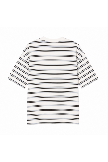 T-shirt Rayé Gris 