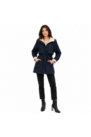  Reversible Parka-Blue Marine 
