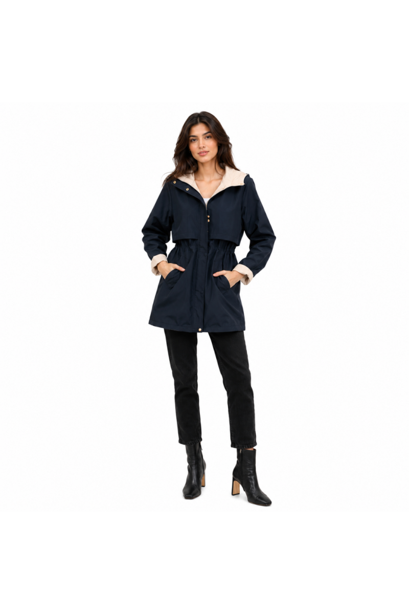  Reversible Parka-Blue Marine 