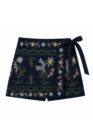 Jupe-Short Bleu Marine