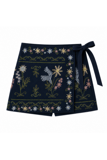 Jupe-Short Bleu Marine