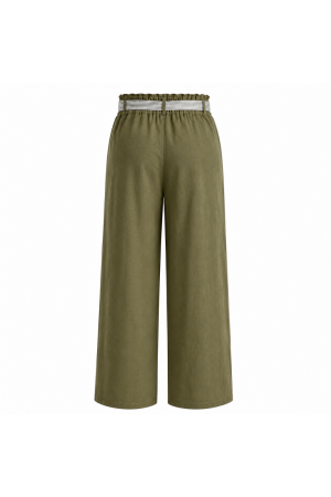 Pantalon Épure-Vert 