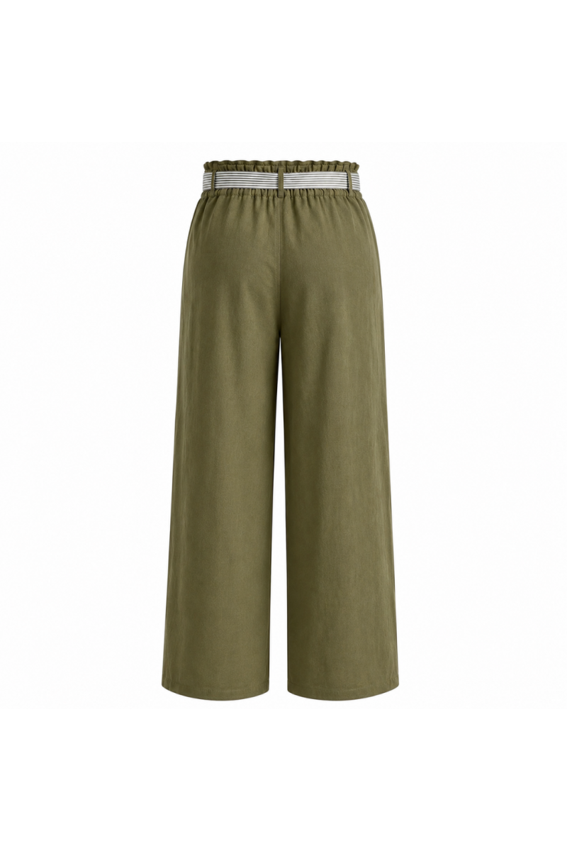 Pantalon Épure-Vert 