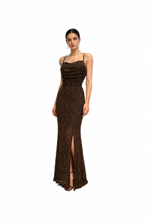 Robes longues en dentelle