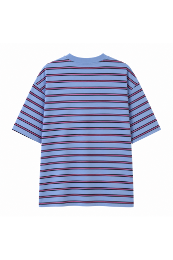 T-shirt Rayé Bleu Ciel