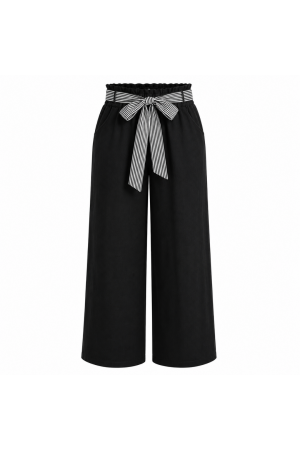 Pantalon Épure-Noir 