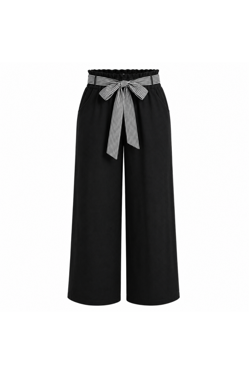 Pantalon Épure-Noir 