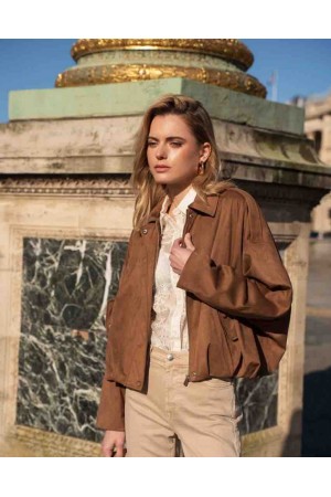 Veste Mila en Suédine