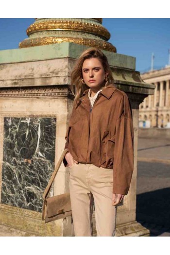 Veste Mila en Suédine