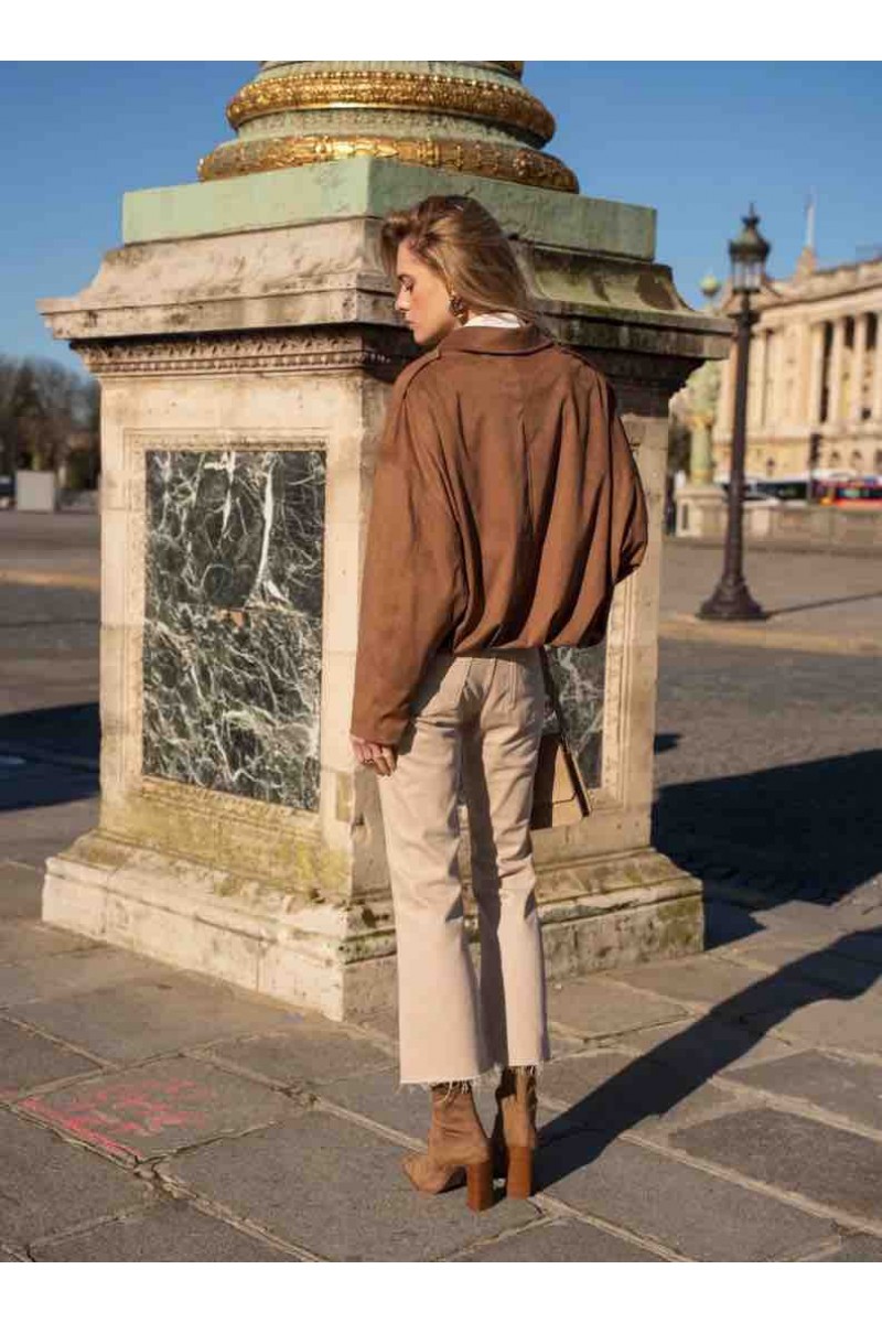 Veste Mila en Suédine