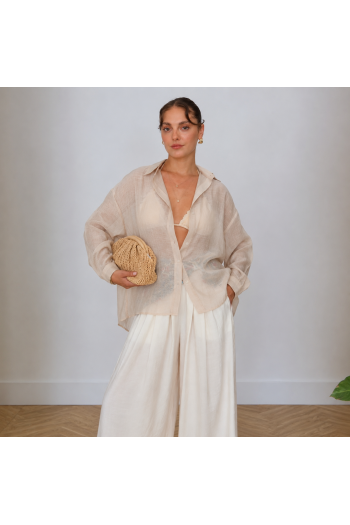 Chemise Beige Légère