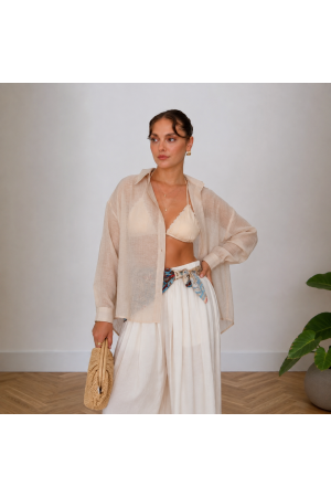 Chemise Beige Légère