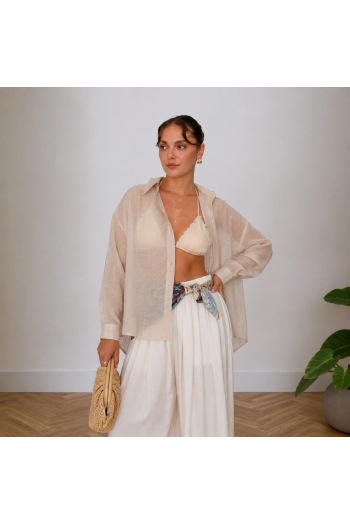 Chemise Beige Légère